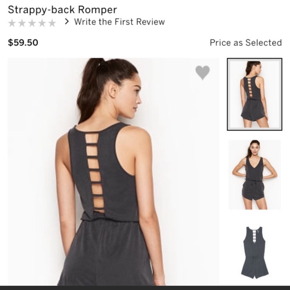Victoria’s Secret Sport Strappy Back Romper